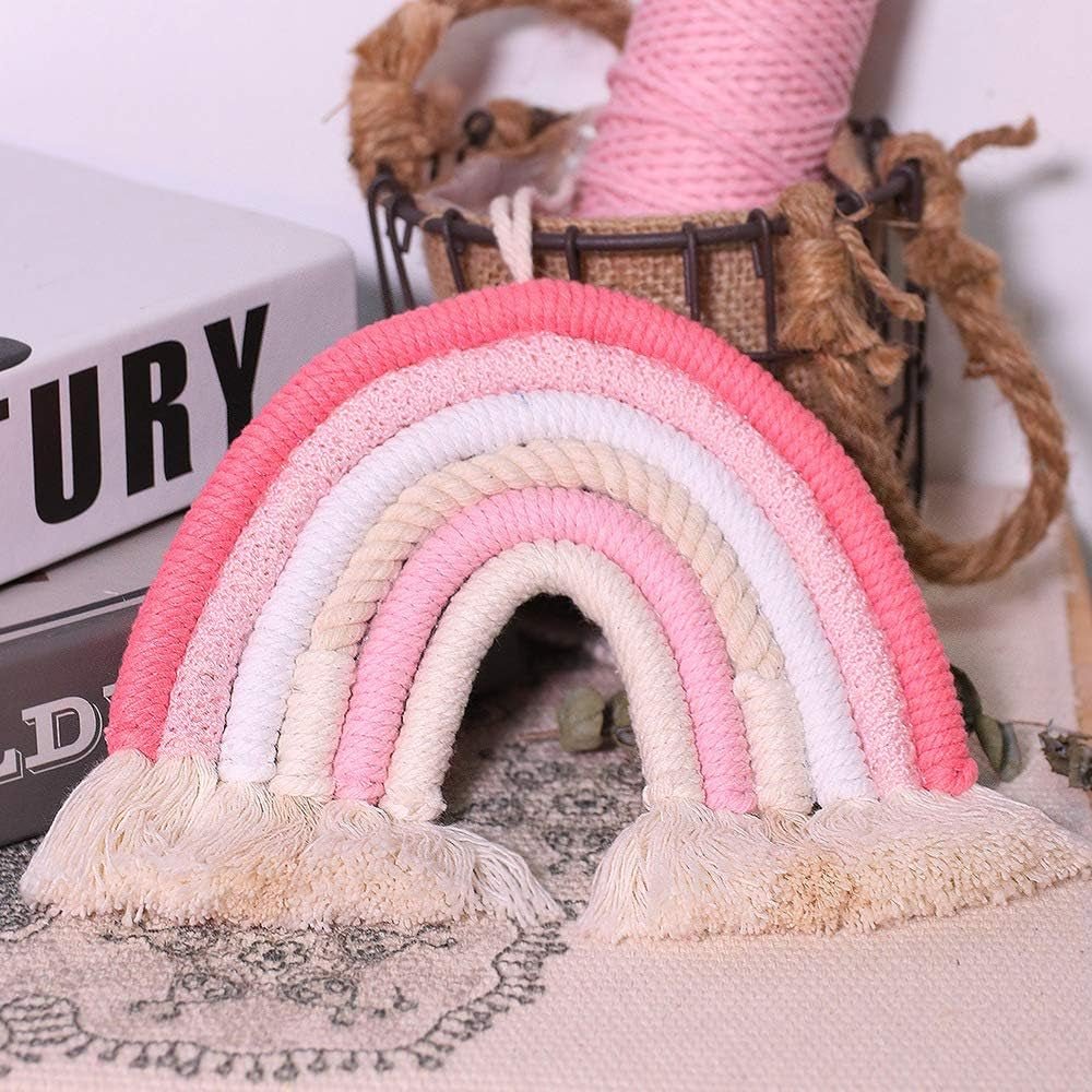 Boheems regenboog geweven wandtapijt voor thuis kleurrijke kunst Huis - Accessoires en Decoratie Naty Shop