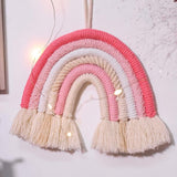 Boheems regenboog geweven wandtapijt voor thuis kleurrijke kunst Huis - Accessoires en Decoratie Naty Shop