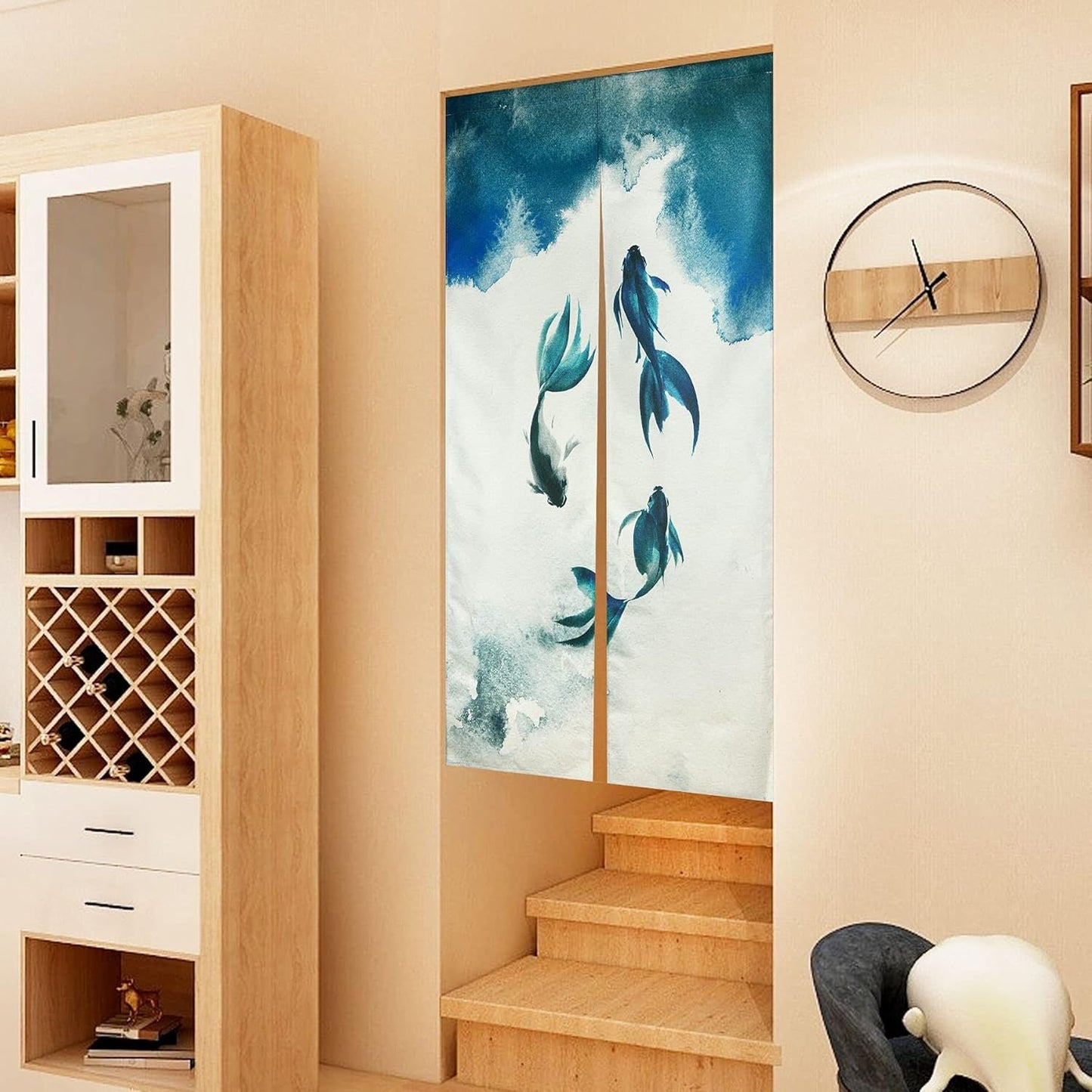 Traditioneel wandtapijt Chinese stijl dikke inkt schilderij noren Home - Accessoires en Decoratie Naty Shop