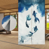 Traditioneel wandtapijt Chinese stijl dikke inkt schilderij noren Home - Accessoires en Decoratie Naty Shop Dubbelzijdig bedrukt 85 X 150 Cm