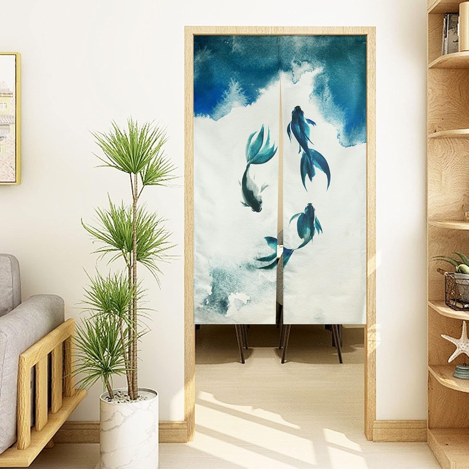 Traditioneel wandtapijt Chinese stijl dikke inkt schilderij noren Home - Accessoires en Decoratie Naty Shop