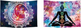 Wandtapijt ulticool huis strand zee palm eiland Huis - Accessoires en Decoratie Naty Shop Chakra Mandala