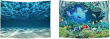 Wandtapijt ulticool huis strand zee palm eiland Wonen - Accessoires en Decoratie Naty Shop Oceaanaquarium