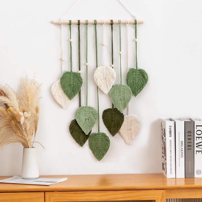 Natuurlijk groen tapijt dat de muren van de slaapkamer van de kamer versiert. Home - Accessoires en Decoratie Naty Shop