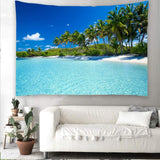 Wandtapijt yisure strand tropisch landschap Wonen - Accessoires en Decoratie Naty Shop