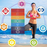 Wandkleed yoga meditatie zeven chakra hippie Casa - Accessoires en Decoratie Naty Shop