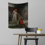 Wandtapijt yongfoto ridder olieverfschilderij middeleeuws Engeland Home - Accessoires en Decoratie Naty Shop