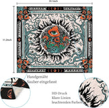 Wandtapijt yrendenge paddestoelen zonnebrand canvas hippie ogen Home - Accessoires en Decoratie Naty Shop