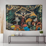 Wandtapijt yrendenge paddestoel ogen wandkleed zeedieren Wonen - Accessoires en Decoratie Naty Shop