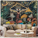 Wandtapijt yrendenge paddestoel ogen wandkleed zeedieren Wonen - Accessoires en Decoratie Naty Shop