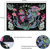 Yrendenge wandtapijt fluorescerend wandtapijt vlinders fase Home - Accessoires en Decoratie Naty Shop