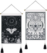 yugarlibi wandtapijt 2 stuks kleine wandtapijten hangende maan en zon Home - Accessoires en Decoratie Naty Shop Vlinder 35X50 Cm