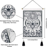 Yugarlibi wandtapijt 2 stuks kleine wandtapijten hangende maan en zon Home - Accessoires en Decoratie Naty Shop