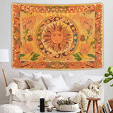 Wandtapijt yugarlibi brandende zon lentebloemen vintage muur Woon - Accessoires en Decoratie Naty Shop