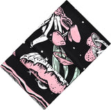 Wandtapijt yugarlibi roze schedel paddestoelen skelet Wonen - Accessoires en Decoratie Naty Shop