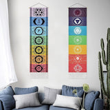 Wandtapijt yugarlibi ophangset chakra meditatie yoga trippy Wonen - Accessoires en Decoratie Naty Shop