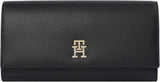Tommy Hilfiger Aw0aw17267 Damesportemonnee Dames Naty Shop Zwart (zwart) One Size Fits All