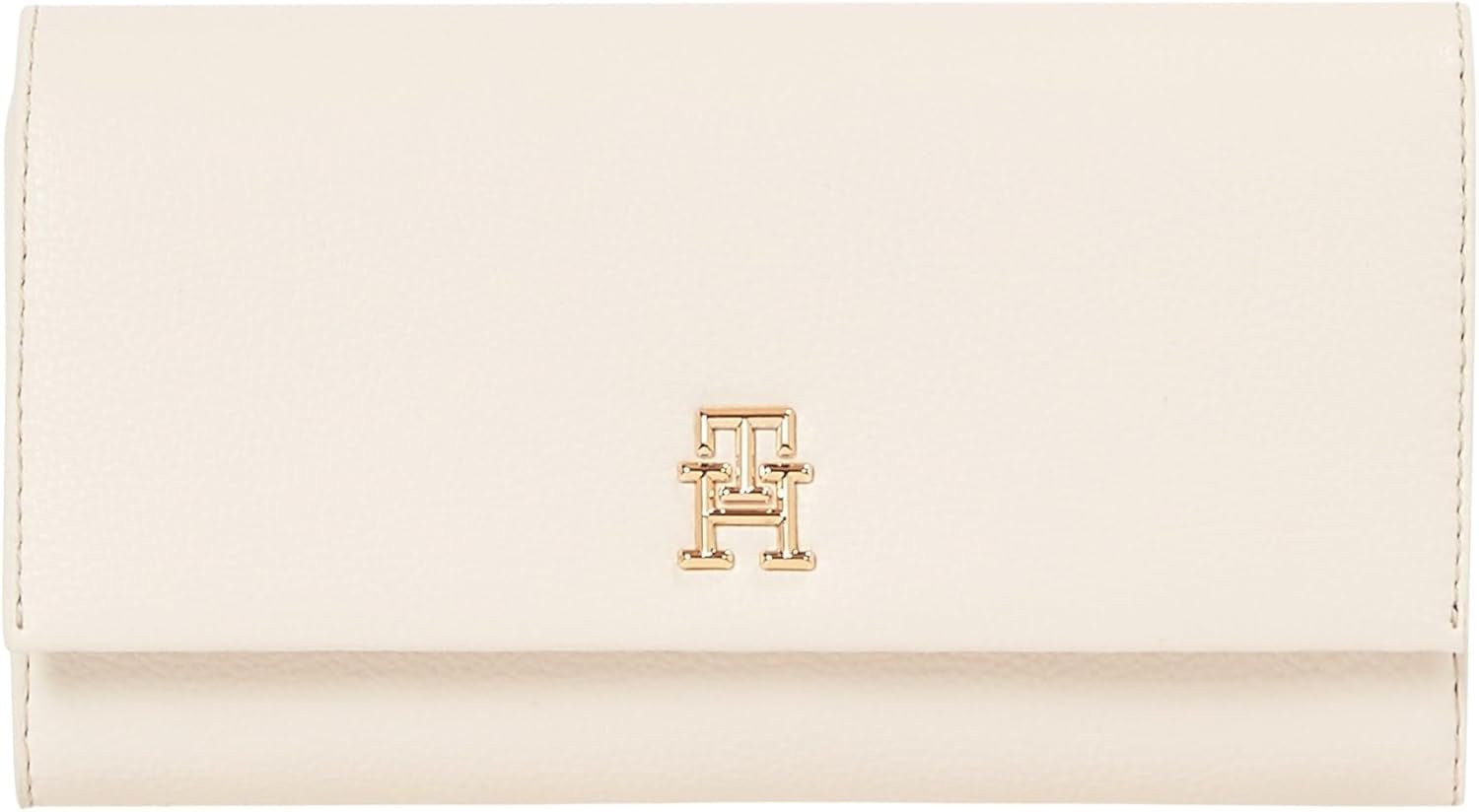 Tommy Hilfiger Aw0aw17267 Damesportemonnee Dames Naty Shop Beige (suikerriet) Os