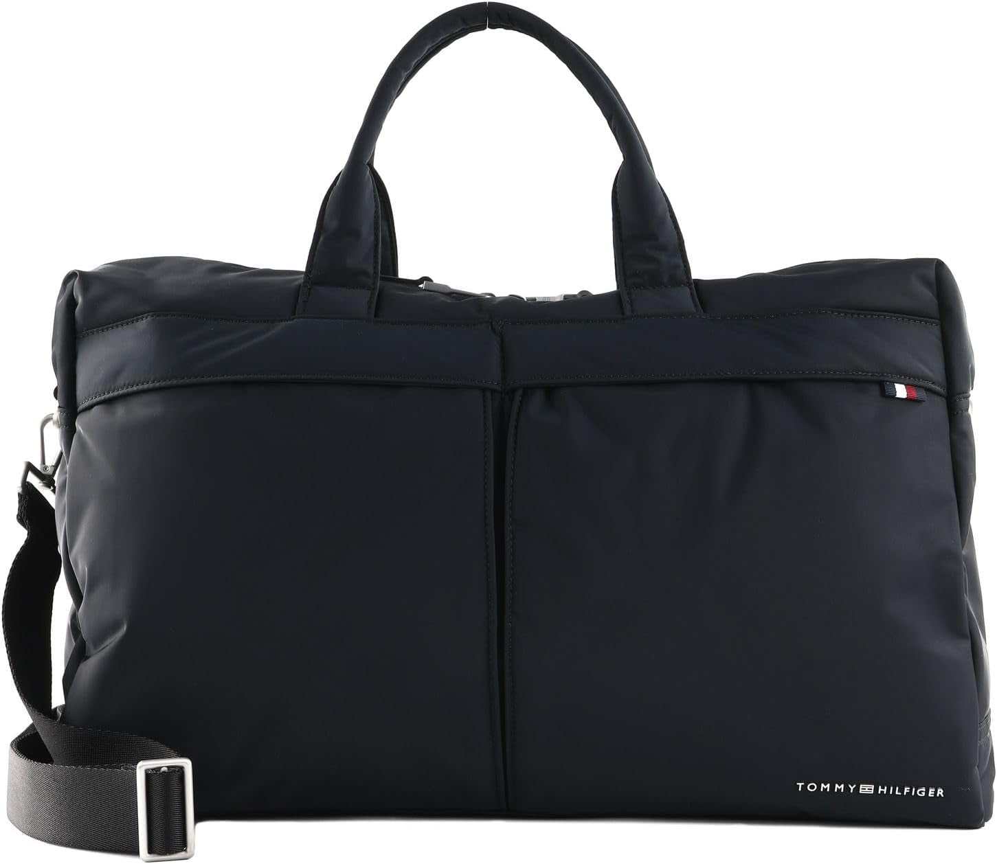 Tommy Hilfiger TH Signature reistas voor heren AM0AM12218 reistas, zwart (zwart) Bagage en reisuitrusting Naty Shop Standaardtitel