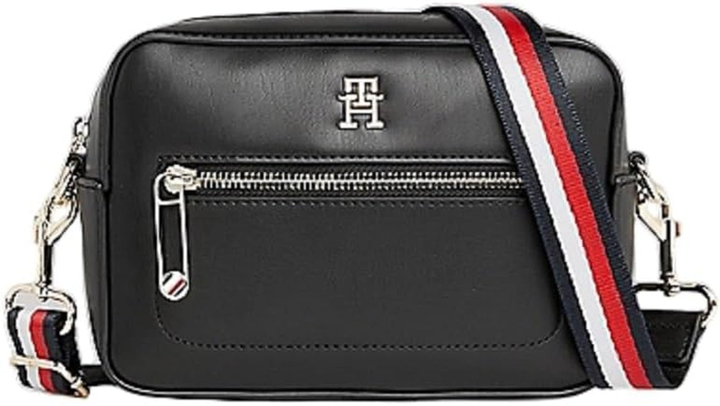 Tommy Hilfiger Crossbodytas Tas Iconische cameratas Kleine damestassen Naty Shop Zwart