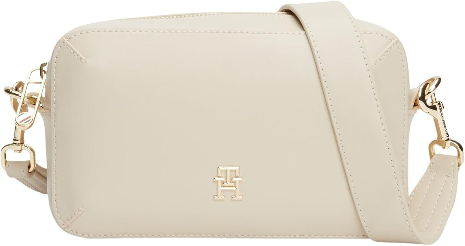 Tommy Hilfiger Crossbodytas Chic Flap Crossover Kleine Damestassen Naty Shop Beige (klassiek beige)