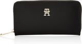 Tommy Hilfiger Dames Portemonnee Poppy Grote Kaartsleuven Portemonnee Dames Naty Shop Zwart Os
