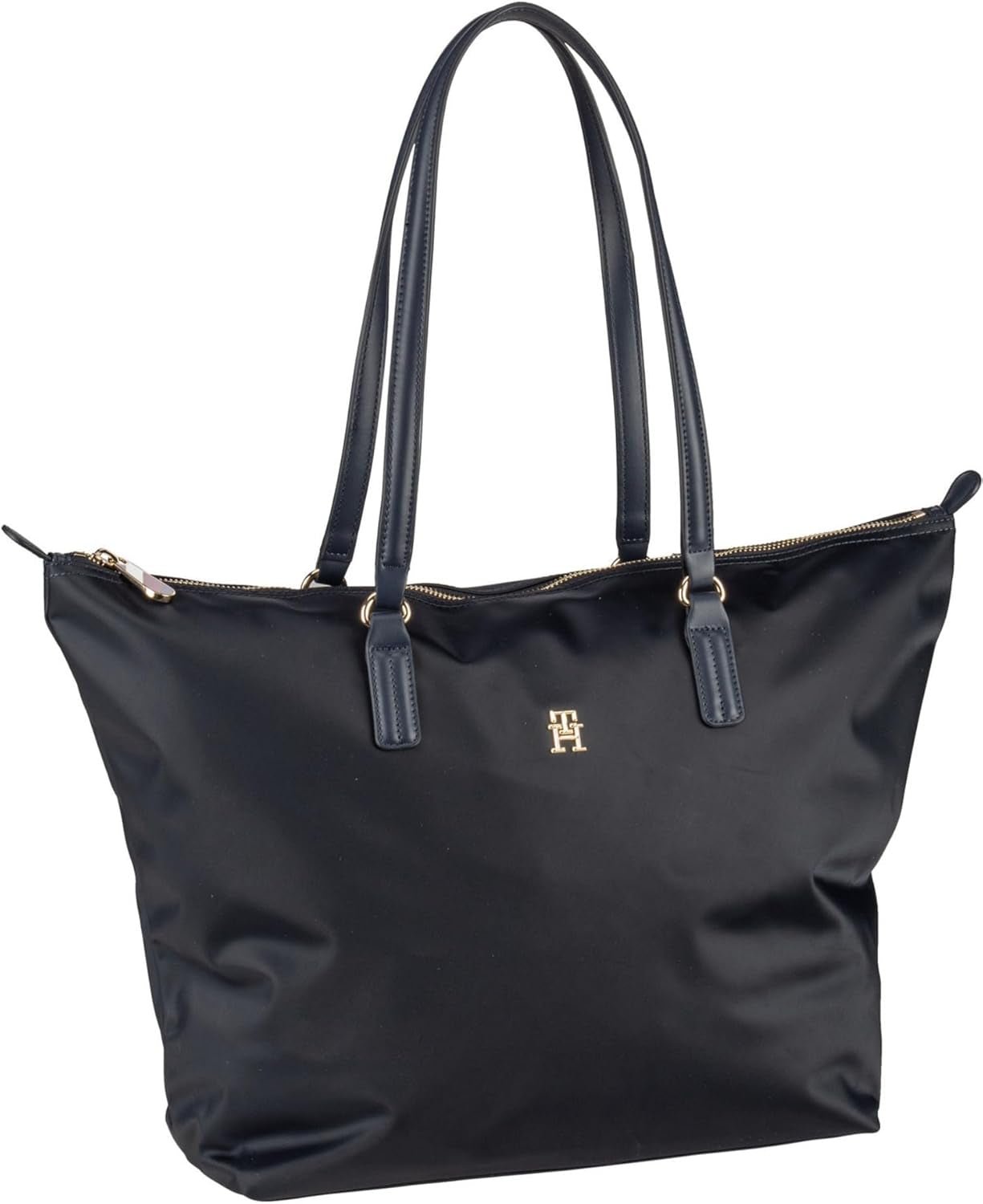 Tommy Hilfiger Dames Poppy Tote bag met ritssluiting Damestassen Naty Shop Blauw (Space Blue)