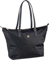 Tommy Hilfiger Dames Poppy Tote bag met ritssluiting Damestassen Naty Shop Blauw (Space Blue)