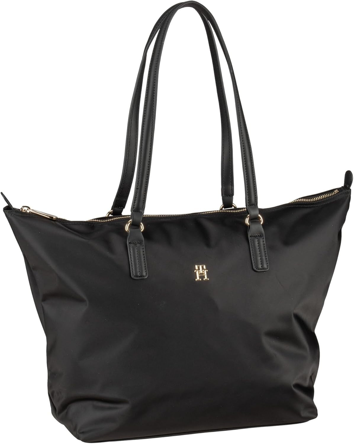 Tommy Hilfiger Dames Poppy Tote Ritstas Damestassen Naty Shop Zwart (zwart)