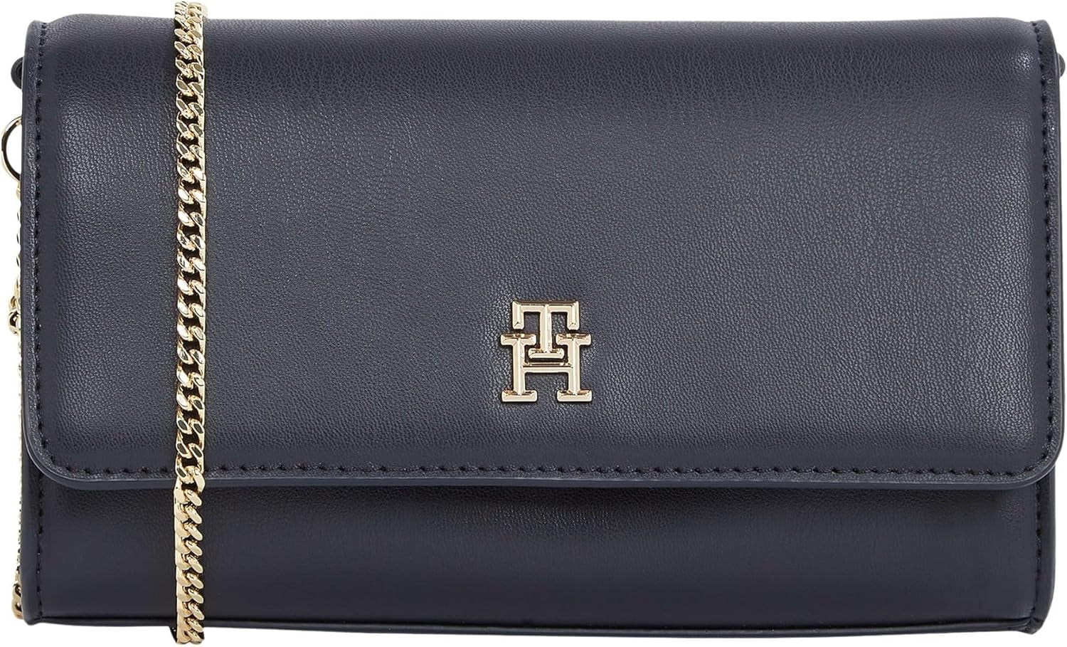 Tommy Hilfiger schoudertas Eternity Chain Crossover schouderketting Tassen Dames Naty Shop Blauw (Space Blue)
