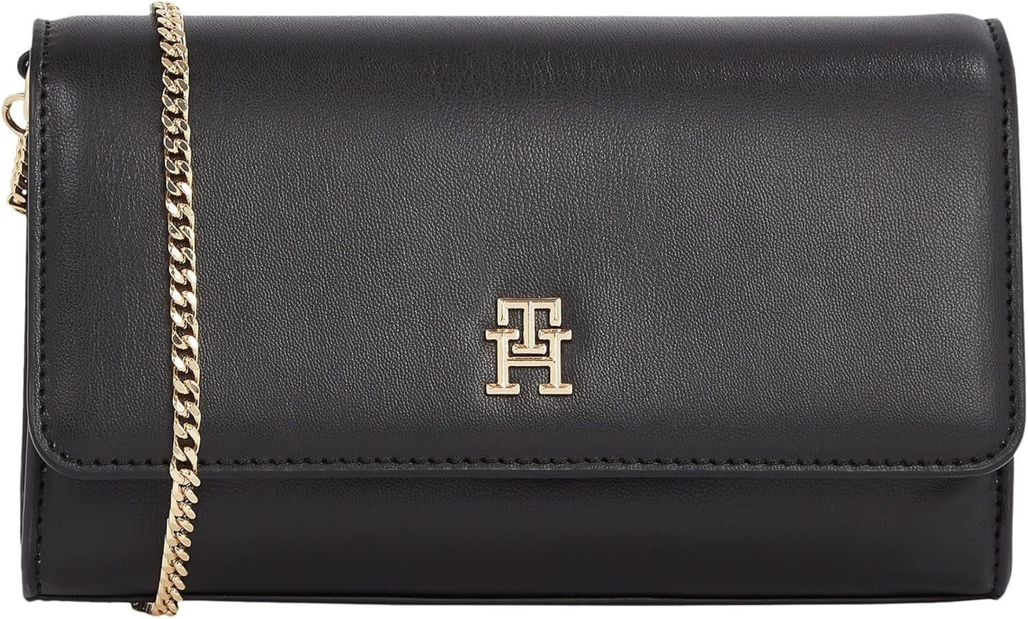 Tommy Hilfiger Schoudertas Eternity Chain Crossover Schouderketting Tassen Dames Naty Shop Zwart (zwart)