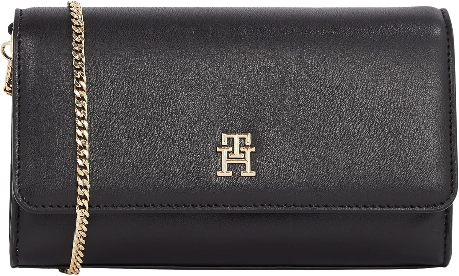 Tommy Hilfiger Schoudertas Eternity Chain Crossover Schouderketting Tassen Dames Naty Shop Zwart (zwart)