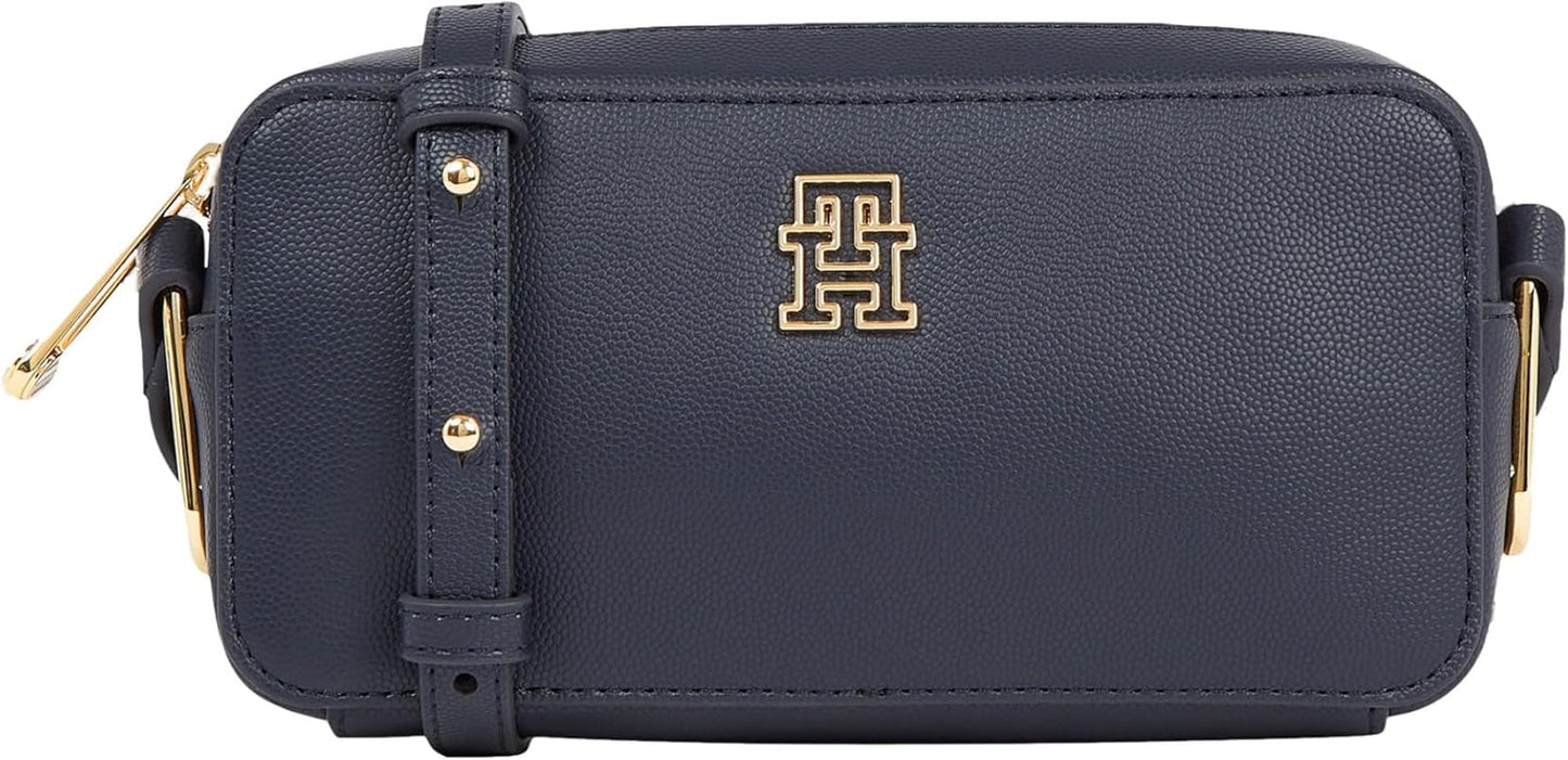 Tommy Hilfiger Damesschoudertas Tijdloze cameratas Klein, Blauw (Space Blue), Onesize Damestassen Naty Shop Standaardtitel