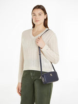 Tommy Hilfiger Damesschoudertas Tijdloze cameratas Klein, Blauw (Space Blue), Onesize Damestassen Naty Shop