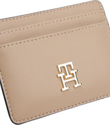 Tommy Hilfiger dames kaarthouder Dames met logo, Beige (Coastal Taupe), One size Herenportemonnee Naty Shop