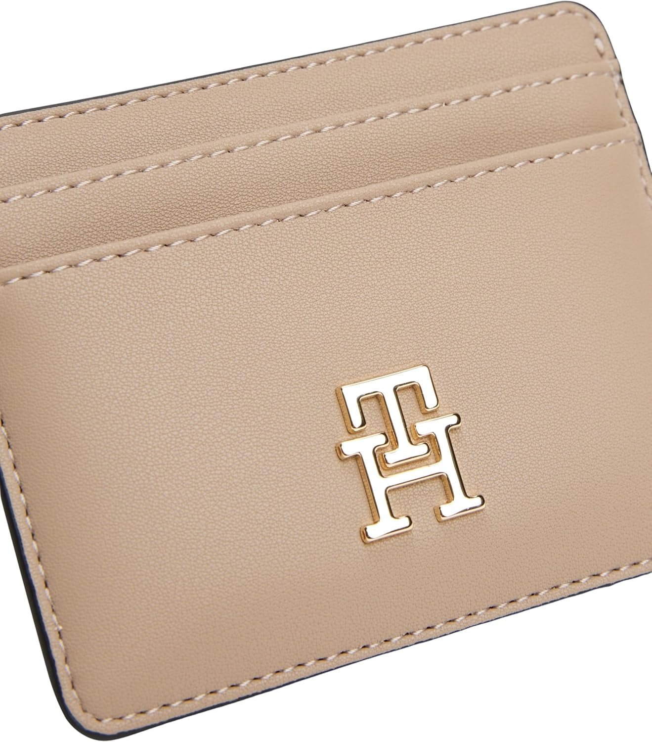 Tommy Hilfiger dames kaarthouder Dames met logo, Beige (Coastal Taupe), One size Herenportemonnee Naty Shop