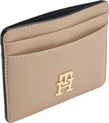 Tommy Hilfiger dames kaarthouder Dames met logo, Beige (Coastal Taupe), One size Herenportemonnee Naty Shop