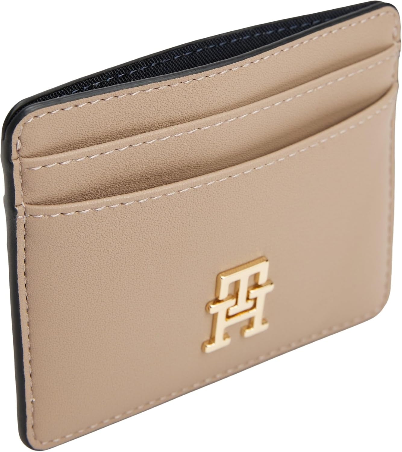 Tommy Hilfiger dames kaarthouder Dames met logo, Beige (Coastal Taupe), One size Herenportemonnee Naty Shop