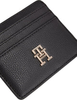 Tommy Hilfiger dames kaarthouder Soft Logotape Small, zwart, one size Portemonnee Dames Naty Shop
