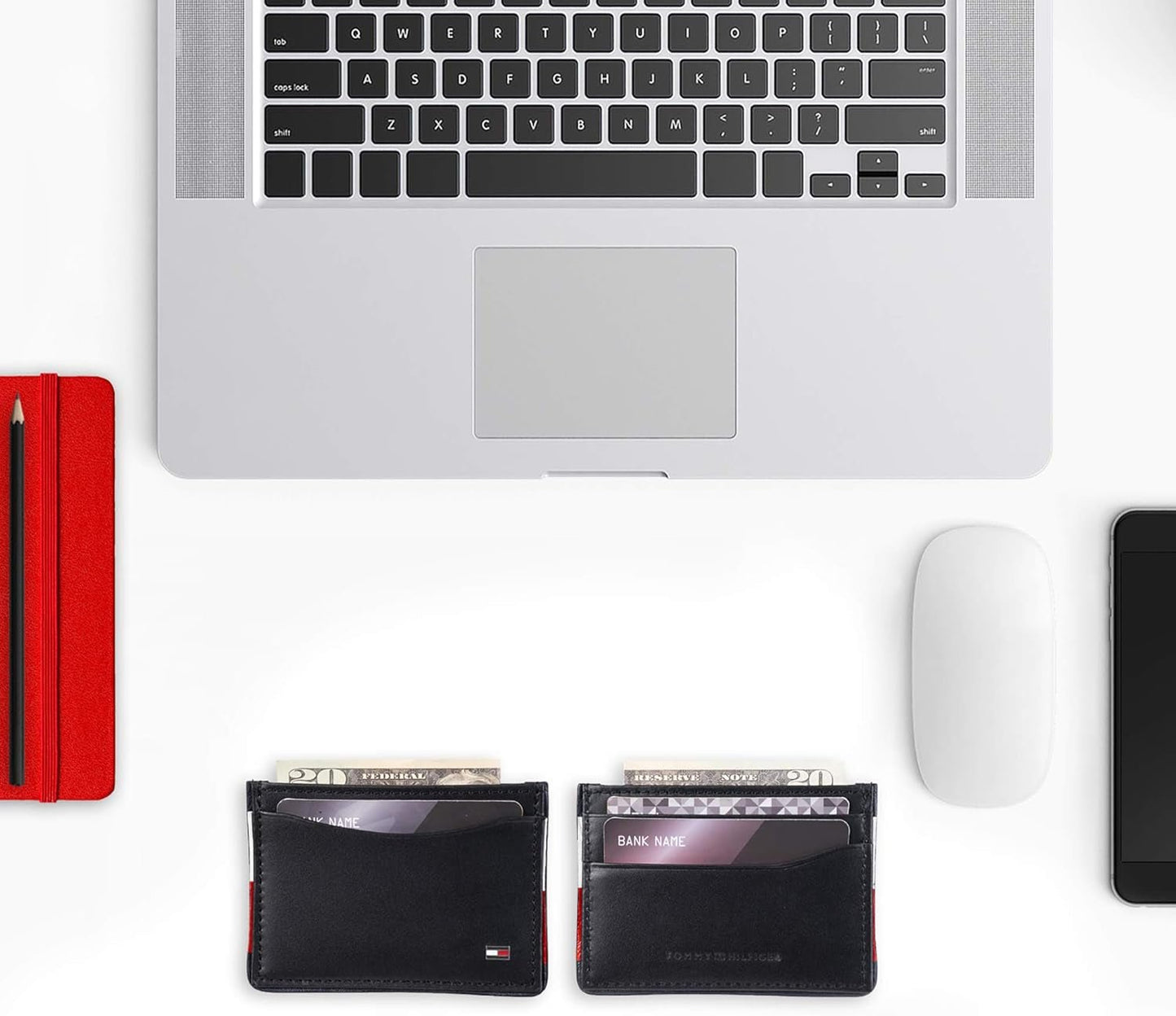 Tommy Hilfiger RFID-blokkeerkaarthouder voor heren, portemonnee, kaarthouder, herenportemonnee Naty Shop