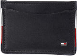 Tommy Hilfiger RFID-blokkeerkaarthouder voor heren, portemonnee, kaarthouder, portemonnee Naty Shop Black Pepper, one size fits all