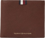 Tommy Hilfiger Heren Th Prem Lea Cc en Coin Am0am11265 Portemonnees Heren Portemonnee Naty Shop Bruin (donker kastanje) Os