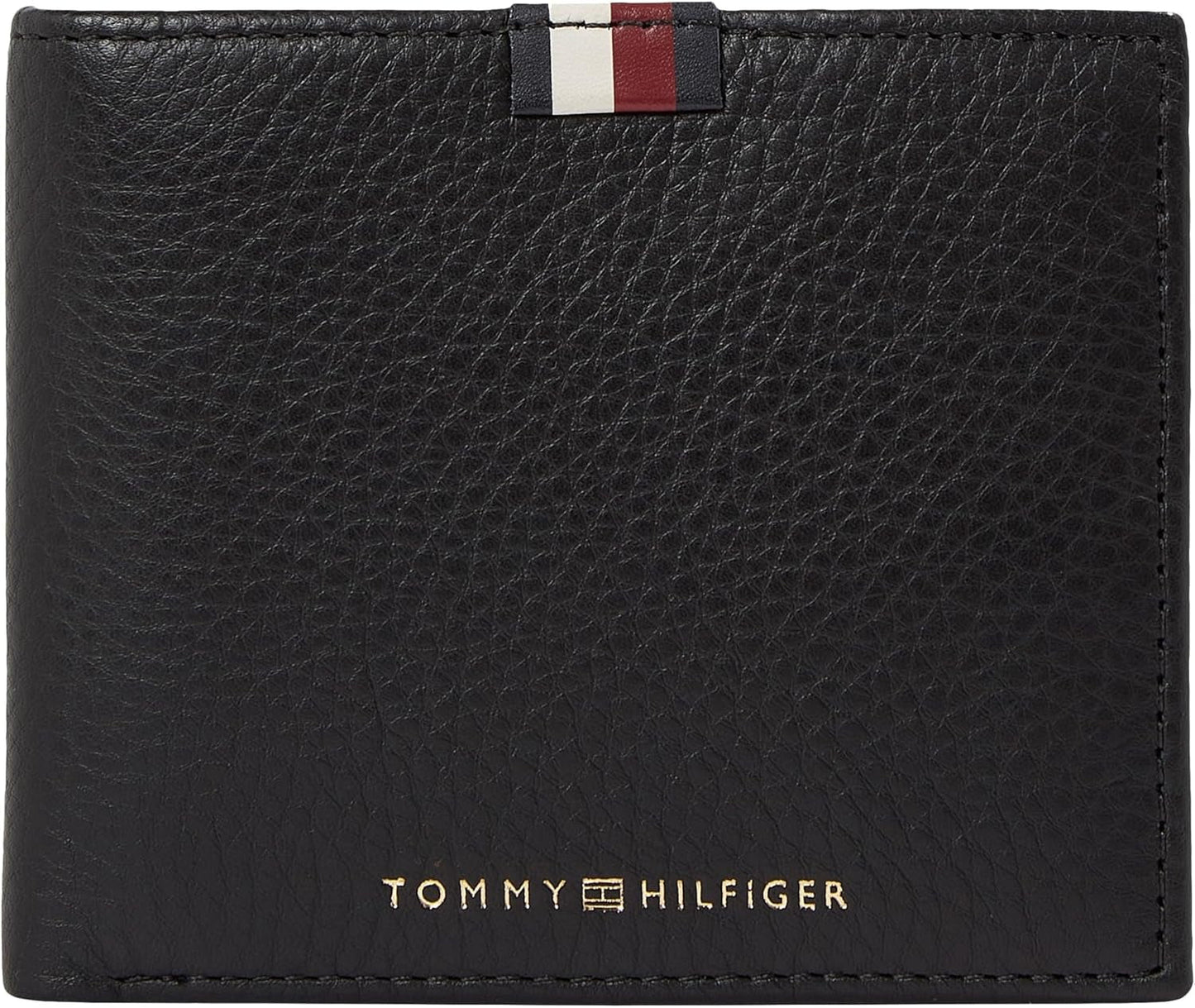 Tommy Hilfiger Heren Th Prem Lea Cc Flap and Coin Am0am11270 Portemonnees Portemonnee Heren Naty Shop Zwart (zwart) Bone