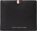 Tommy Hilfiger Heren Th Prem Lea Cc Flap and Coin Am0am11270 Portemonnees Portemonnee Heren Naty Shop Zwart (zwart) Bone