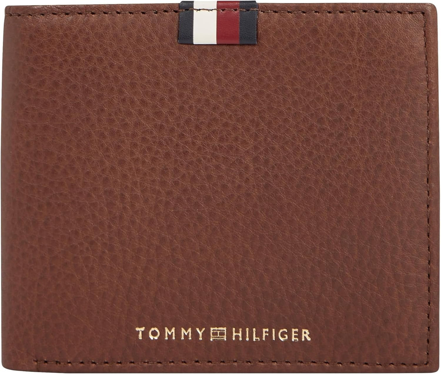Tommy Hilfiger Th Prem Lea Cc Flap and Coin Am0am11270 Portemonnees Portemonnee Heren Naty Shop Bruin Os