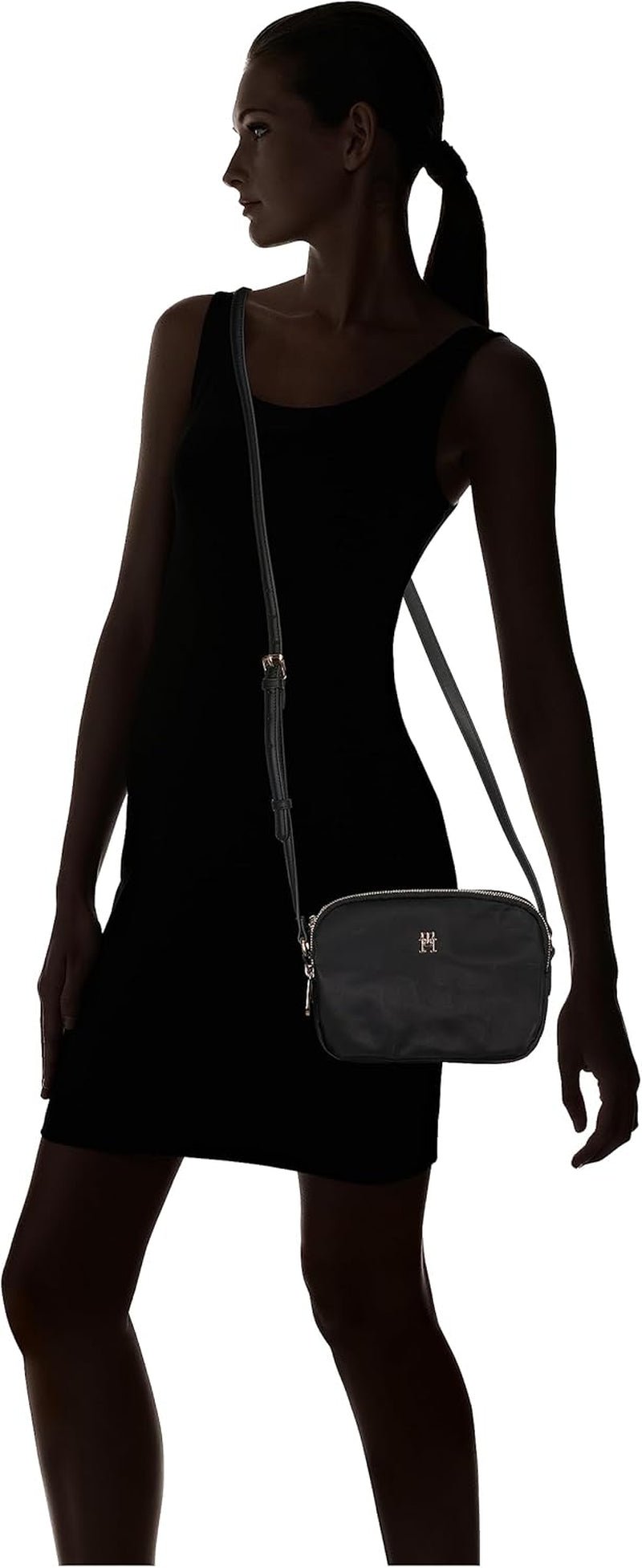 Tommy Hilfiger POPPY TH CROSSOVER Crossovers dames, zwart (zwart), OS damestassen Naty Shop