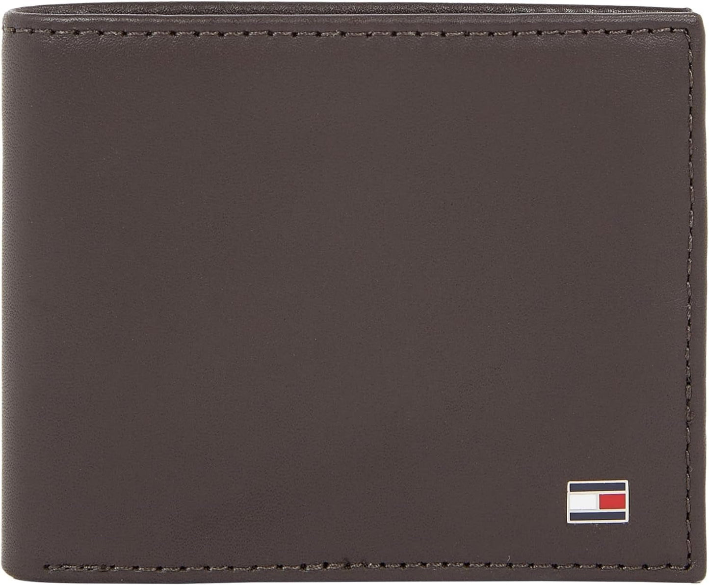 Tommy Hilfiger Herenportemonnee Eton Mini Kleine Herenportemonnee Naty Shop Bruin
