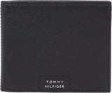 Tommy Hilfiger Herenportemonnee Leren miniportemonnee Klein Naty Shop Herenportemonnee Zwart (zwart) Os