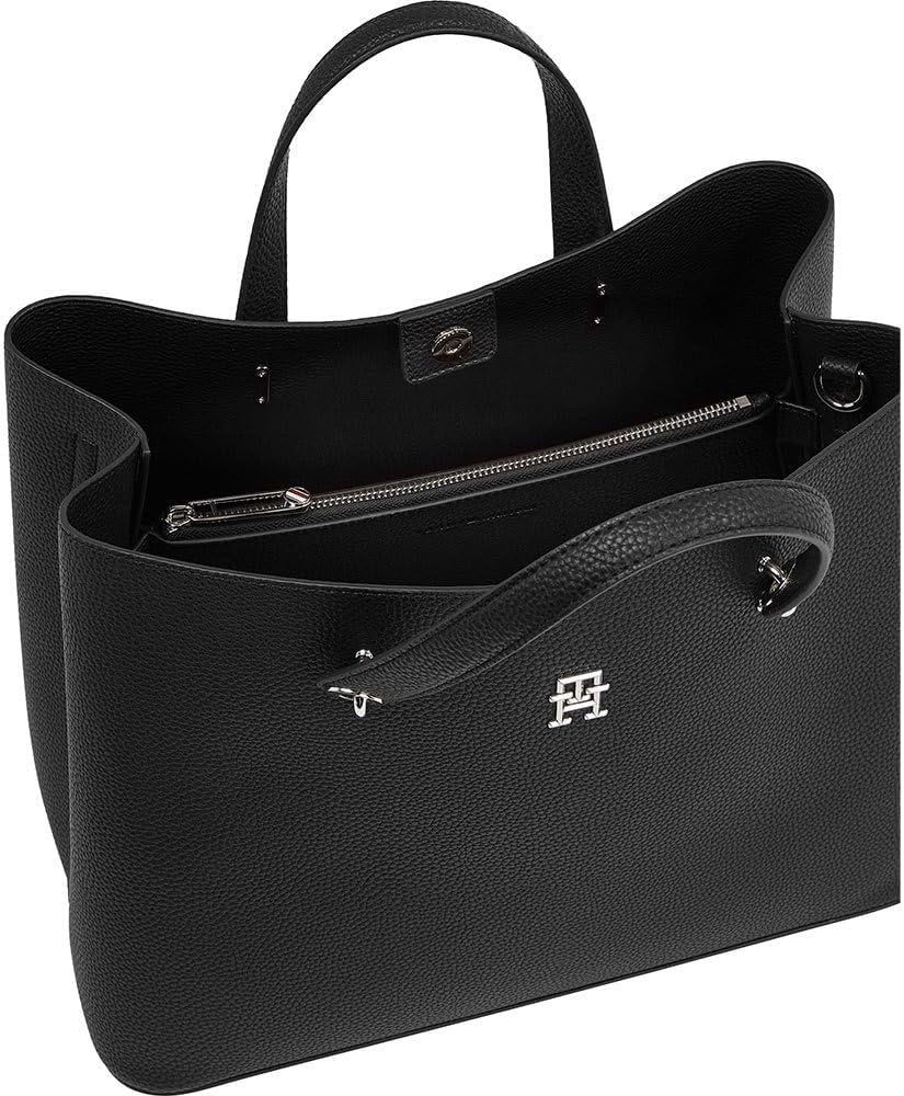 Tommy Hilfiger schooltas embleem afneembare schouderband Tassen Dames Naty Shop