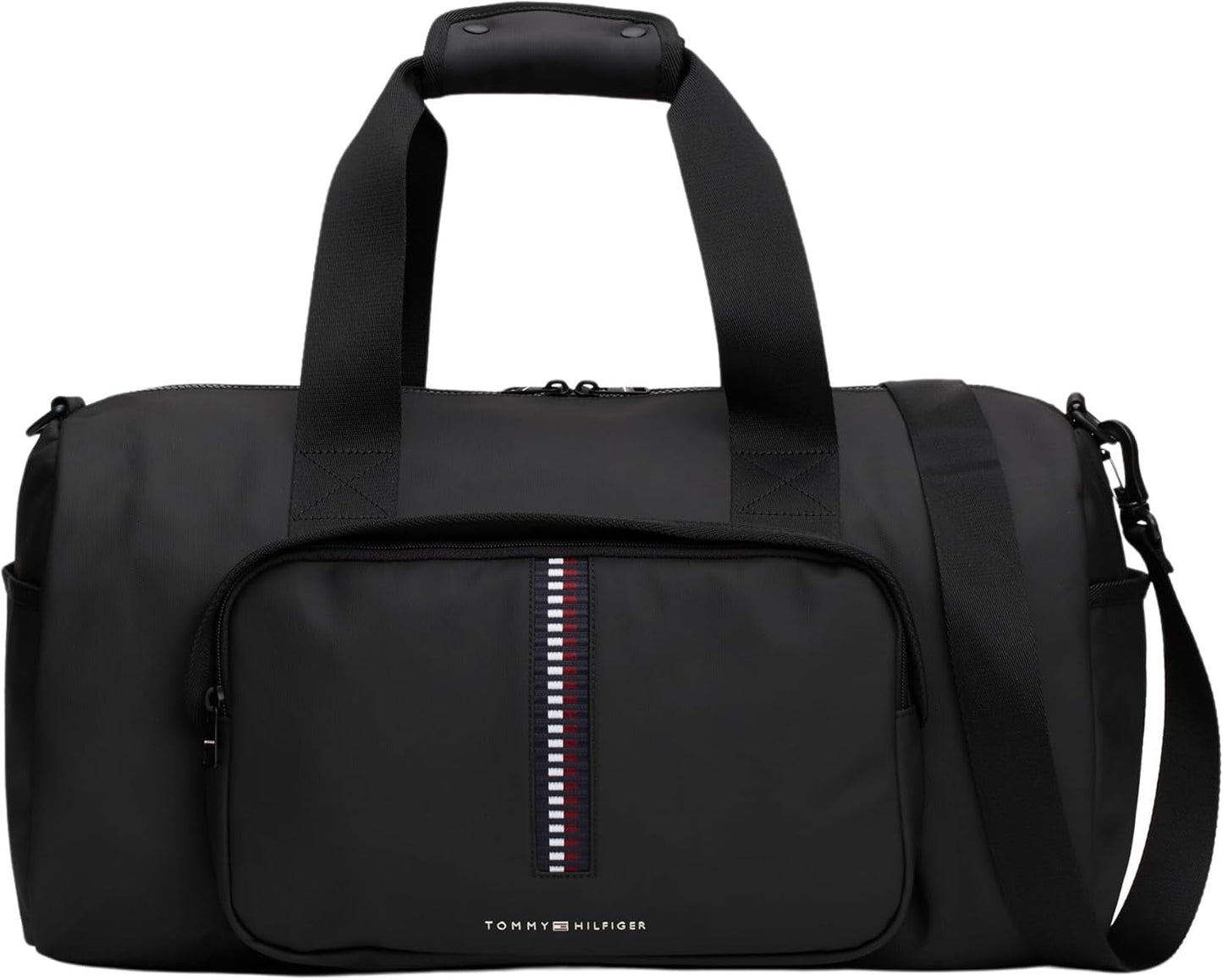 Tommy Hilfiger TH CORP weekendtas voor heren, zwart (zwart), OS-bagage en reisuitrusting Naty Shop standaardtitel